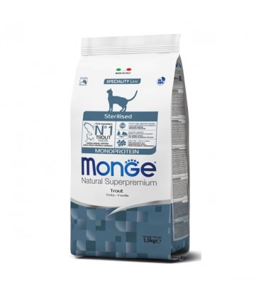 Monge Natural Superpremium Kitten con Trota 400 gr