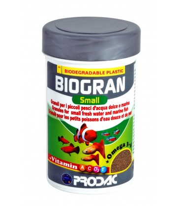 Prodac Biogran mangime in granuli small 250ml/130g