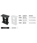 Newa supporto mirabello nero per acquari 47,5 X 27,5 X 66,7cm H