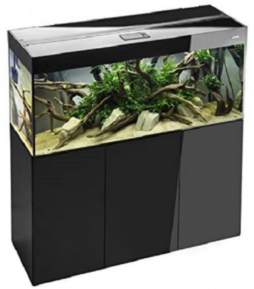 ACQUARIO AQUAEL GLOSSY 150 BLACK ACQUARIO 405LT CON SUPPORTO