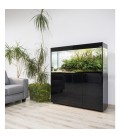 ACQUARIO AQUAEL GLOSSY 150 BLACK ACQUARIO 405LT CON SUPPORTO