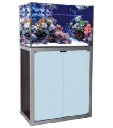 Vasca Acquario Artigianale Professionale IN TOTAL VETRO EXTRA CHIARO - 100x50x70h - 350LT (con supporto)