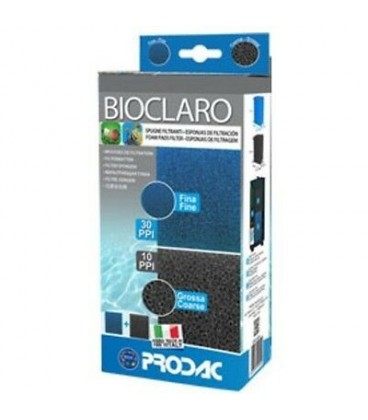 Prodac bioclaro 16x10x6.5 h spugne filtranti 2 pezzi