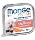 Monge Fresh Paté e Bocconcini con Salmone gr 100 per cani