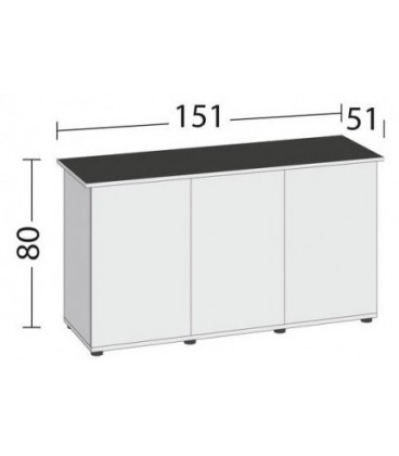 Juwel Supporto Rio 450 sbx Bianco - cm151x51x80H