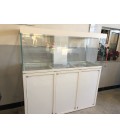 Vasca Acquario Artigianale Professionale IN TOTAL VETRO EXTRA CHIARO - 150X80X60H - 720LT (CON SUPPORTO MOBILE)