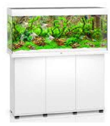 Juwel Acquario Rio 350 Bianco con Supporto (Nuovo Modello con Illuminazione Led)