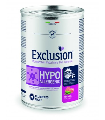 exclusion 400 hypo pork and pea