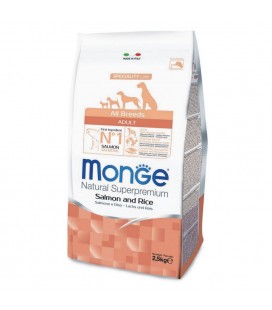 Monge Natural Superpremium Cane Salmone E Riso 2,5kg