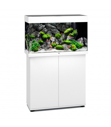 Juwel acquario Rio 125 Bianco con illuminazione a led con supporto