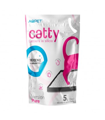 Aqpet friends lettiera in silicio Catty in busta da 5 lt/2 kg