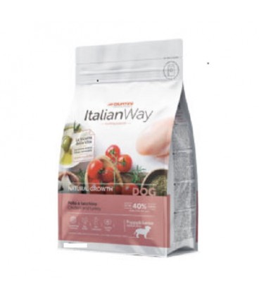 ITALIAN WAY puppy/ JUNIOR MINI POLLO E TACCHINO 8 KG