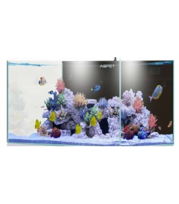 AQPet Vasca Acquario Acqua 120 Reef in total vetro extrachiaro cm120x50x50h