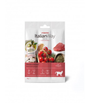 italian way cat sticks hypoallergenic manzo e zenzero gr.15.