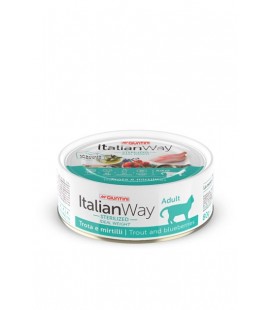 Italian Way Gatti Adulti Sterilized Trota e Mirtillo 80 gr