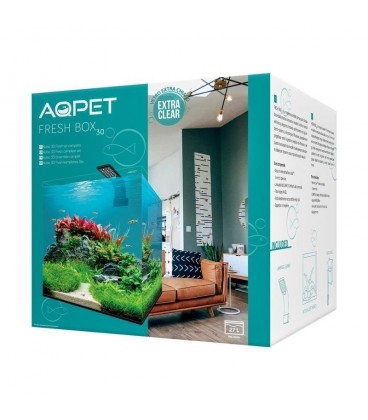 Aqpet Kubic Box 30 Acquario Completo Acqua Dolce 30x30x30h