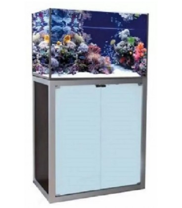 Vasca Acquario Artigianale Professionale IN TOTAL VETRO EXTRA CHIARO - 120X40X50H -240LT (CON SUPPORTO)