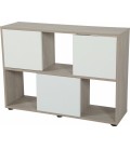 Zolux acquario iseo 100 accessoriato con supporto Trend- 120 litri- Bianco - cm. 100x30x40H Nuova versione