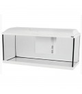 Zolux acquario iseo 100 accessoriato con supporto Trend- 120 litri- Bianco - cm. 100x30x40H Nuova versione