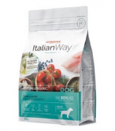 Italian Way Ideal Weight Hypoallergenic per Cane Adult Medium Maxi con Trota e Mirtilli da 3 kg