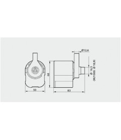 Newa Maxi MJ 1000 pompa di risalita per acquari fino a 160LT