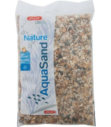 ZOLUX AQUASAND QUARZO NATURALE FINO 5 KG